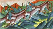 Monkey Frieze Franz Marc